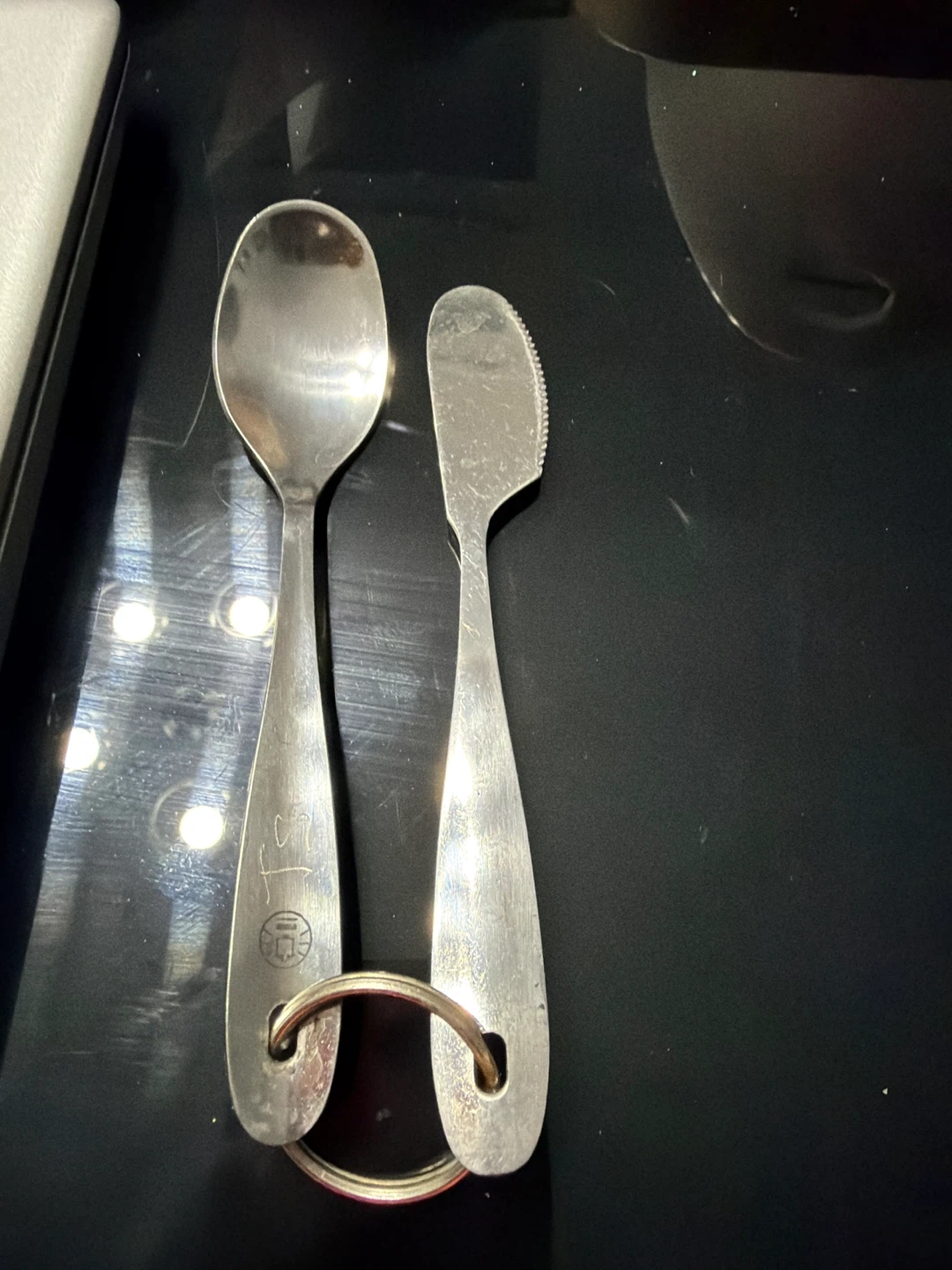 Set of 6 Stainless Steel Utensils - Spoons and Forks
