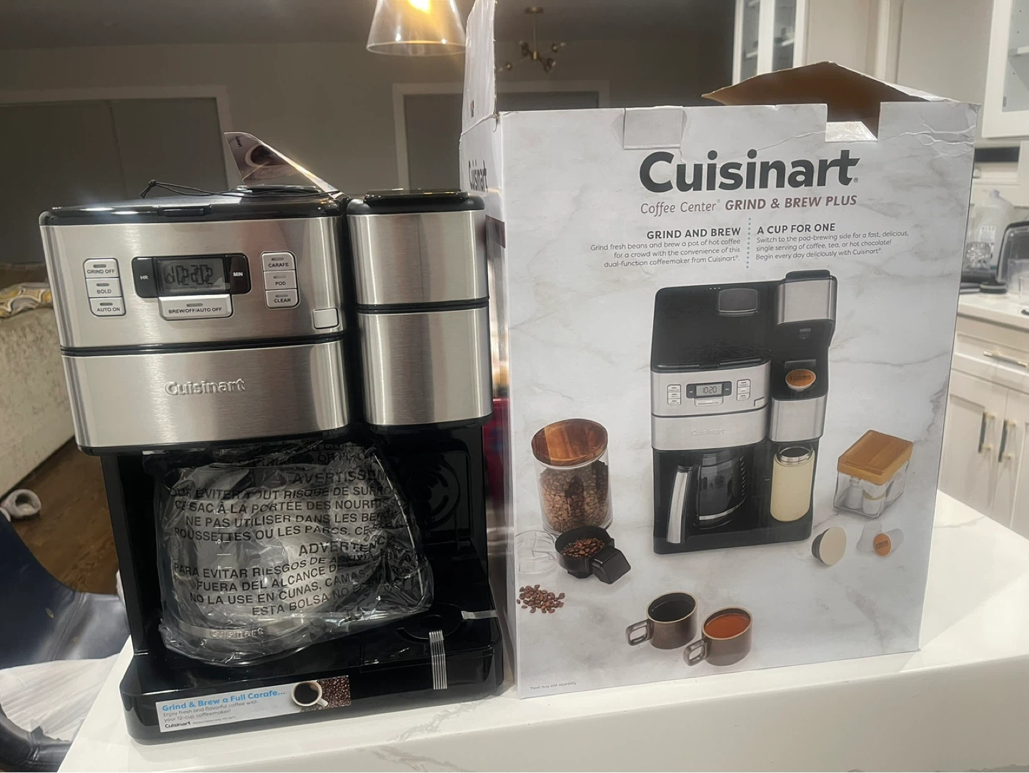 Cuisnart  Steel 4 slice  Toaster and Dual coffee maker