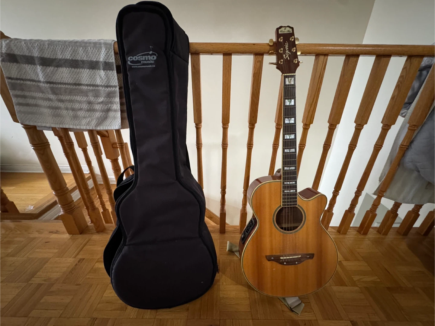 Sigma Acoustic Electric Guitar with Gig Bag - photo 2
