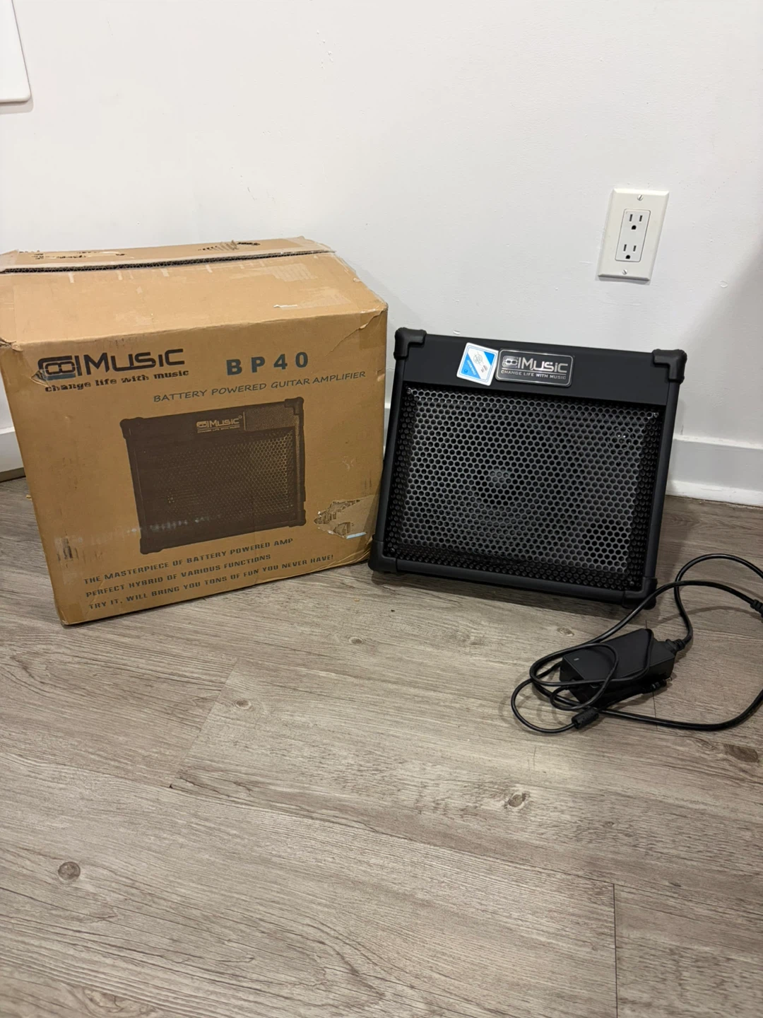 BGMUSIC BP40 Battery Powered Guitar Amplifier - photo 2