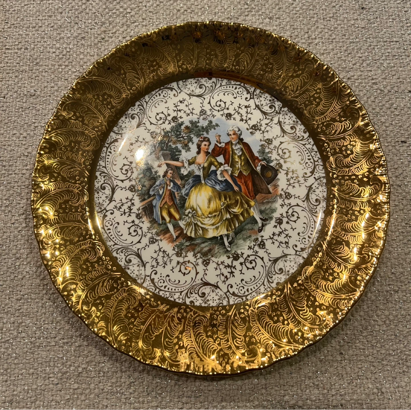 Vintage Decorative Porcelain Plate