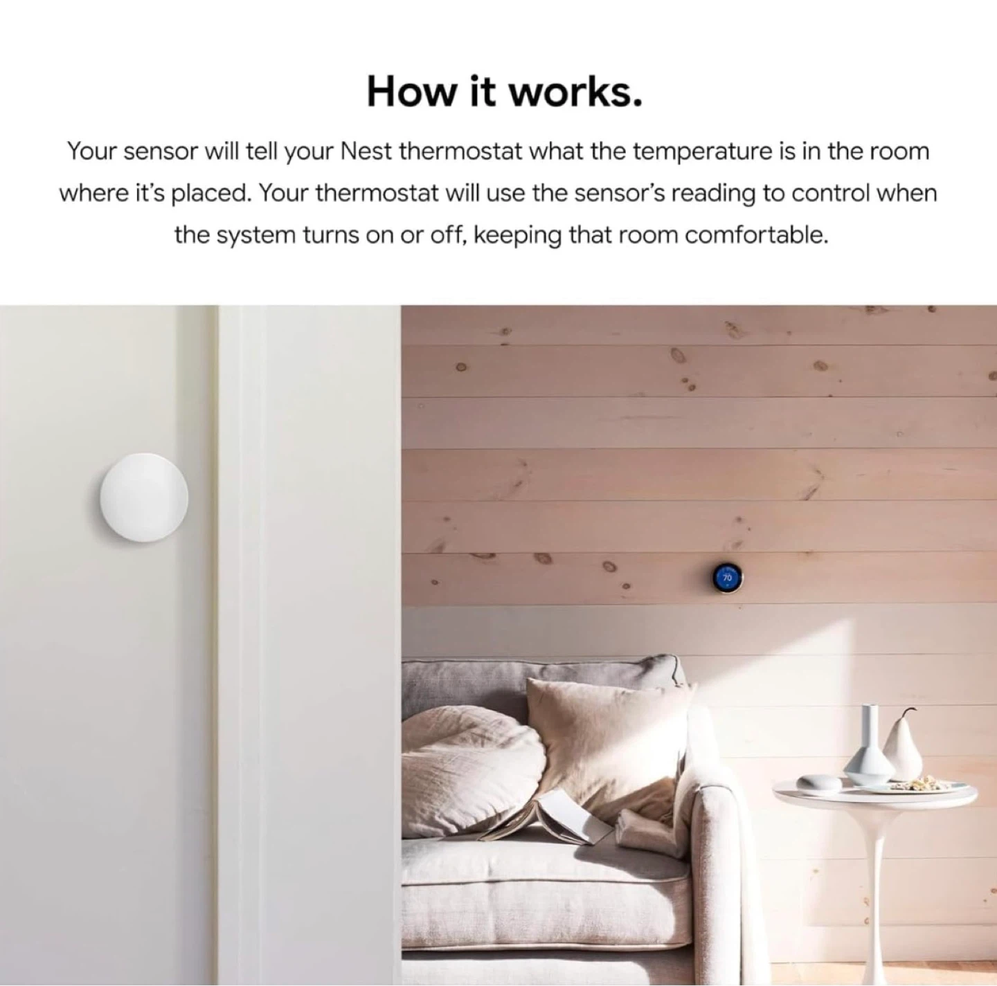 Google Nest Temperature Sensor T5000SF – Smart Remote Sensor - photo 5