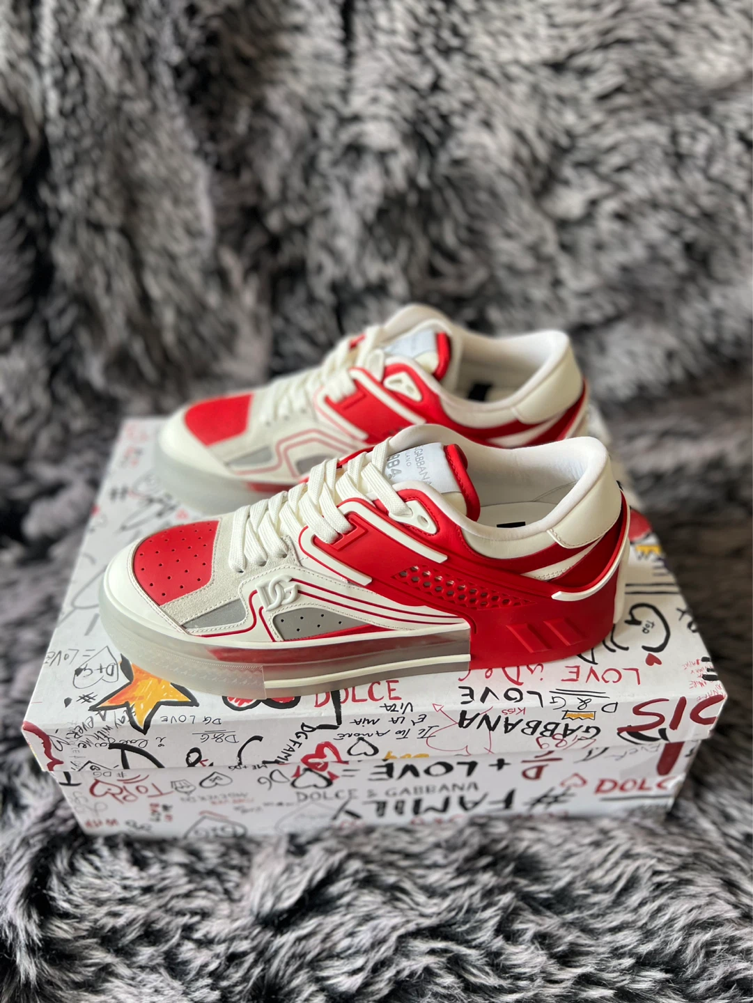 Dolce & Gabbana Custom 2.Zero Low Red Silver - photo 3