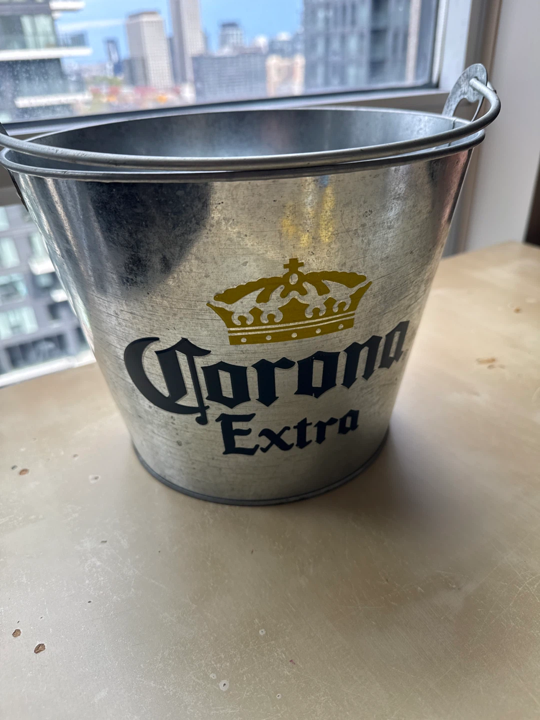 Corona Extra Galvanized Metal Bucket