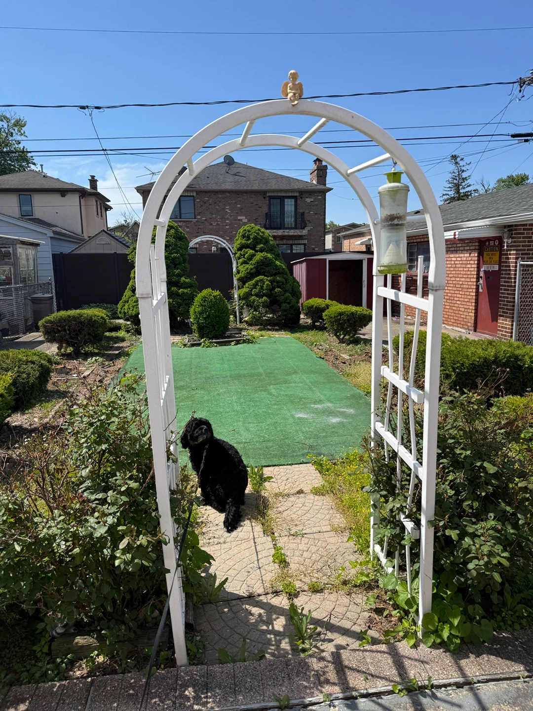 White 40” c 86” Garden Arch Trellis Arbor - photo 3