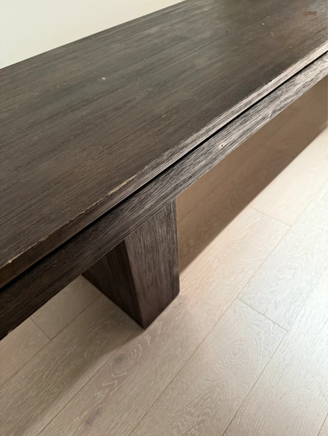 Dark Wood Bench - photo 2
