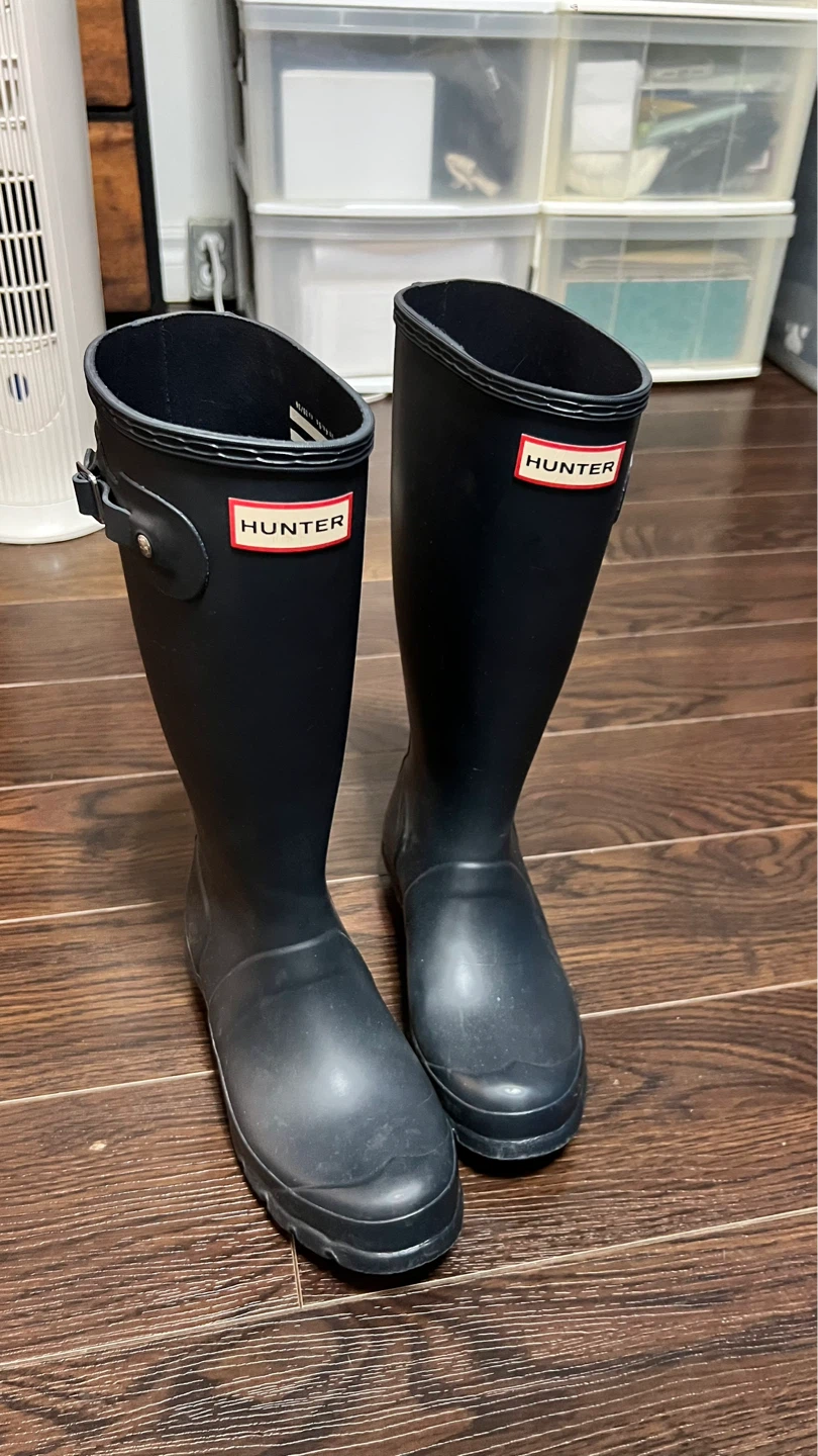 Hunter Original Tall Rain Boots-Navy