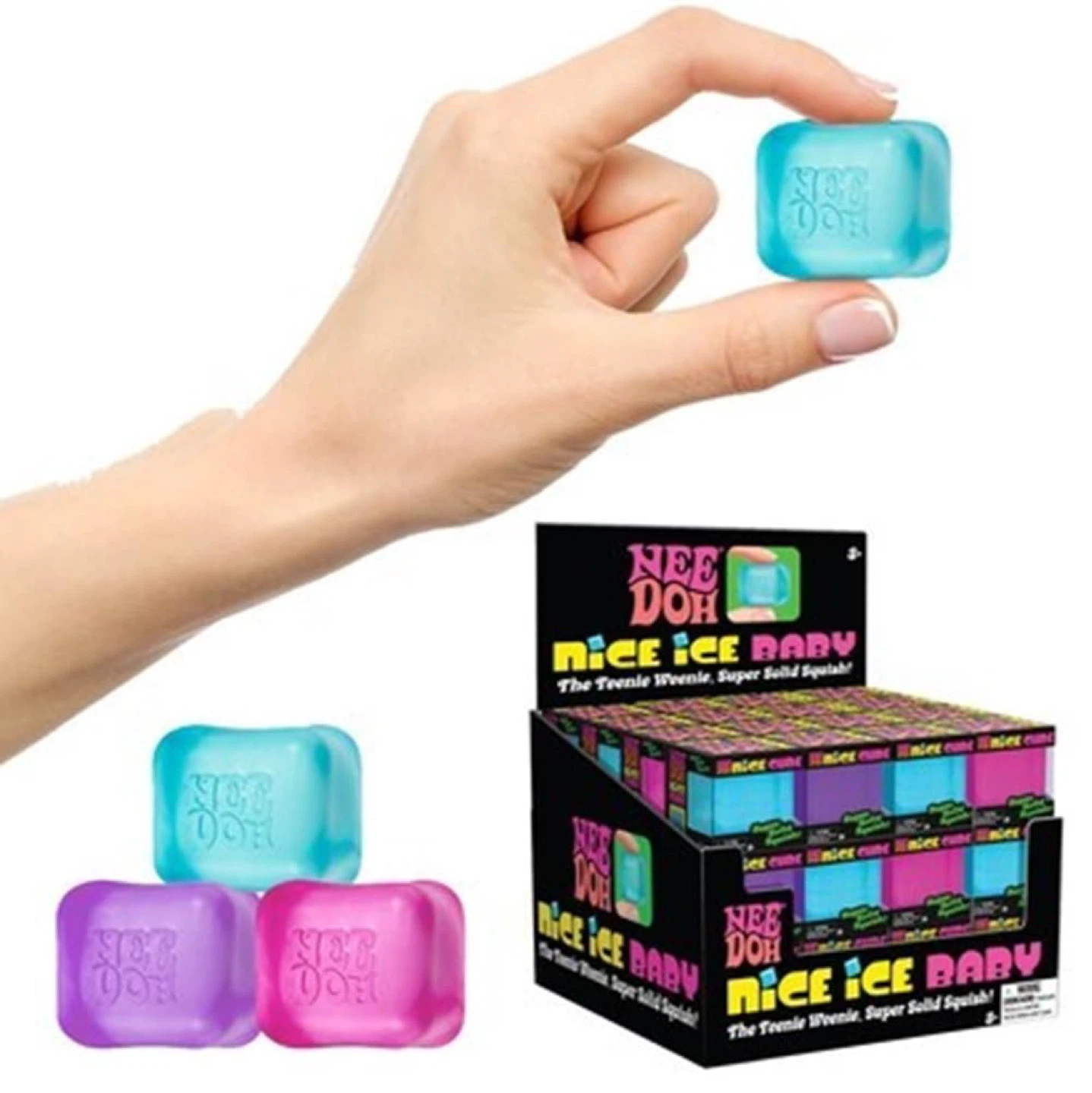 Nee Doh Nice Ice Baby Super Solid Squish Toy - photo 3