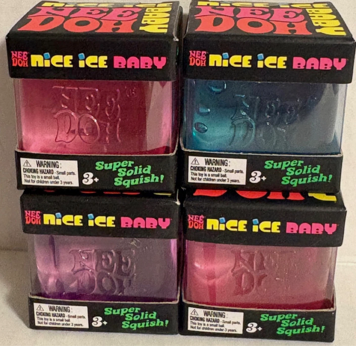 Nee Doh Nice Ice Baby Super Solid Squish Toy