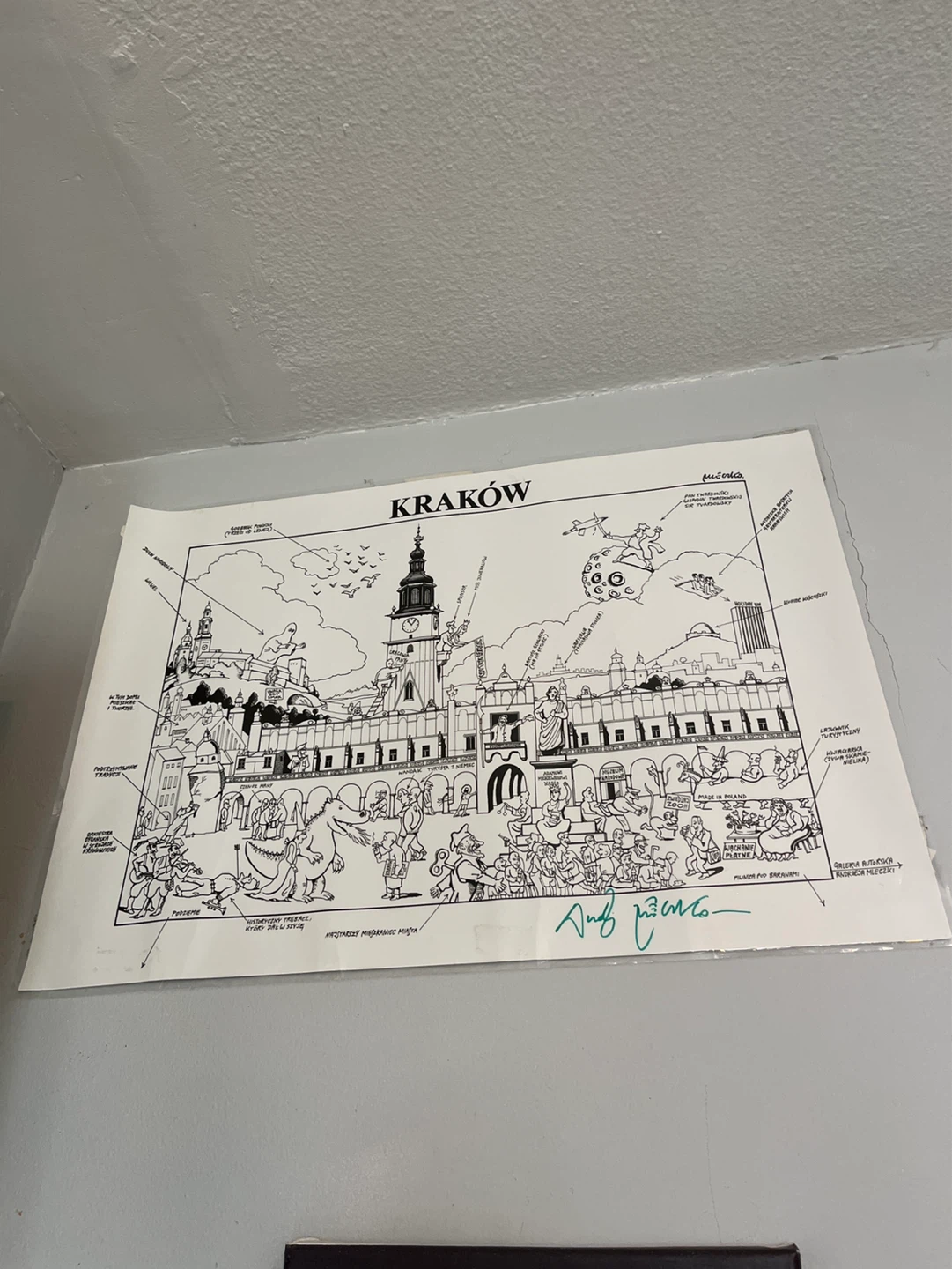 Krakow Art Print by Andrzej Mleczko