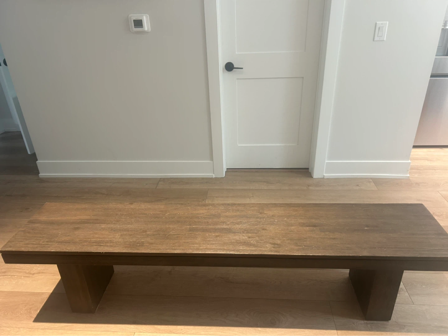 Dark Wood Bench - photo 3