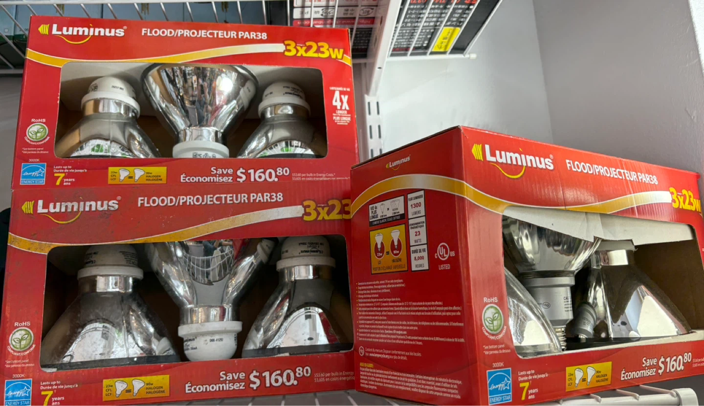 Luminus Flood/Projecteur PAR38 Light Bulbs - 3x 23W - photo 3