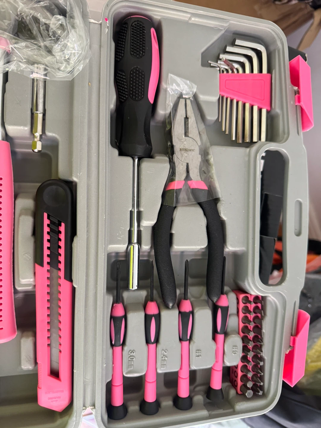 Pink 38-Piece Home Tool Kit - photo 3