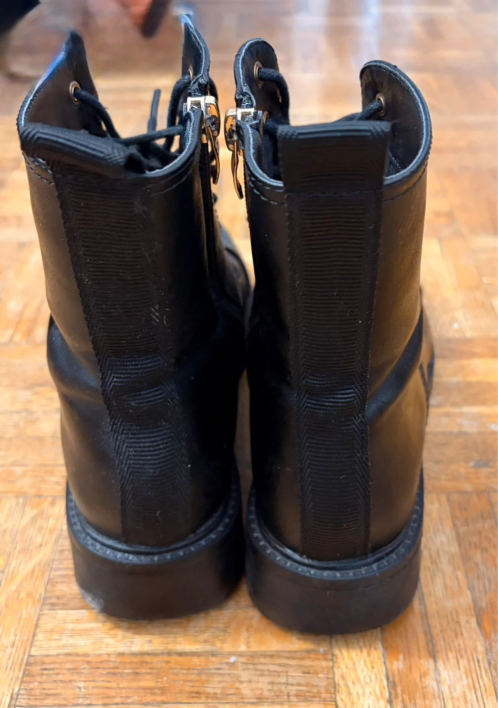 Black Faux Leather Boots - photo 3