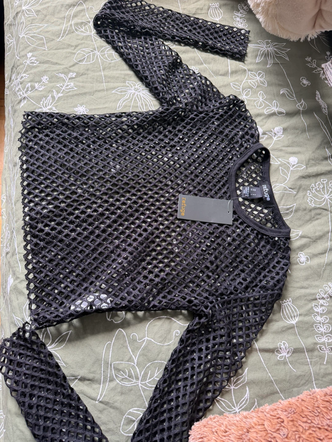 Refuge Mesh Long Sleeve Top