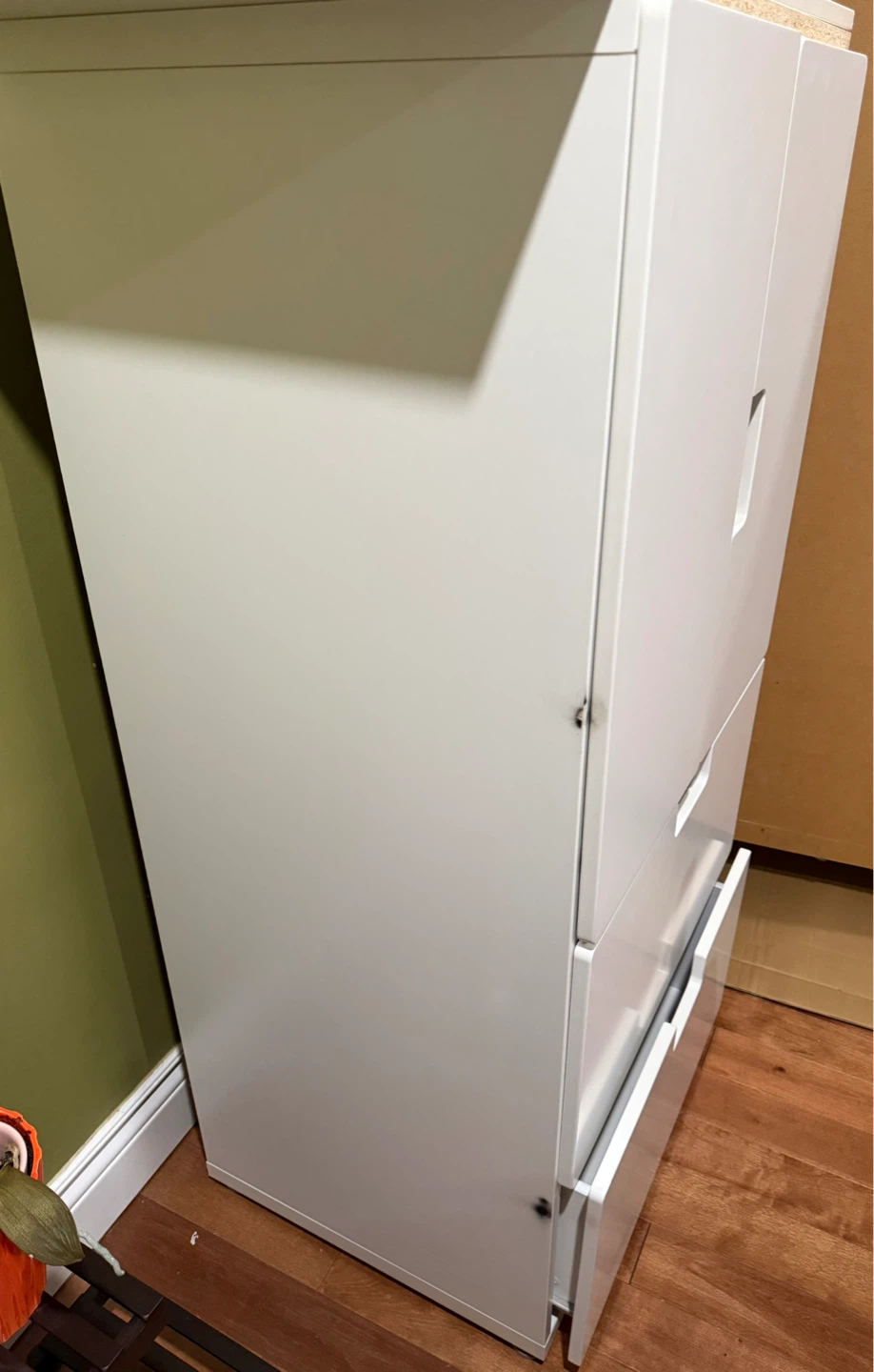 White Storage Cabinet with Drawers - photo 5