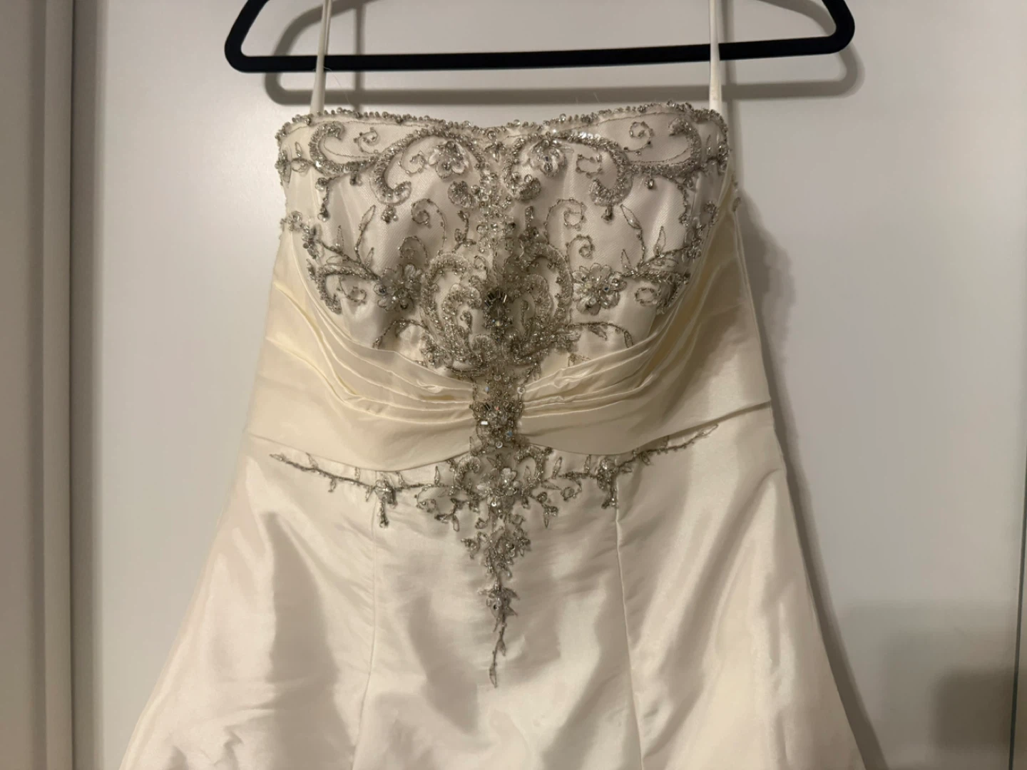 Strapless Wedding Dress with Beading