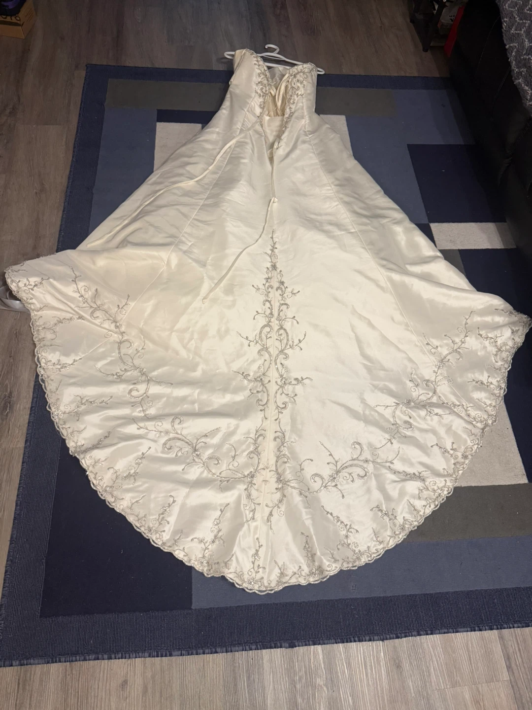 Strapless Wedding Dress with Beading - photo 4