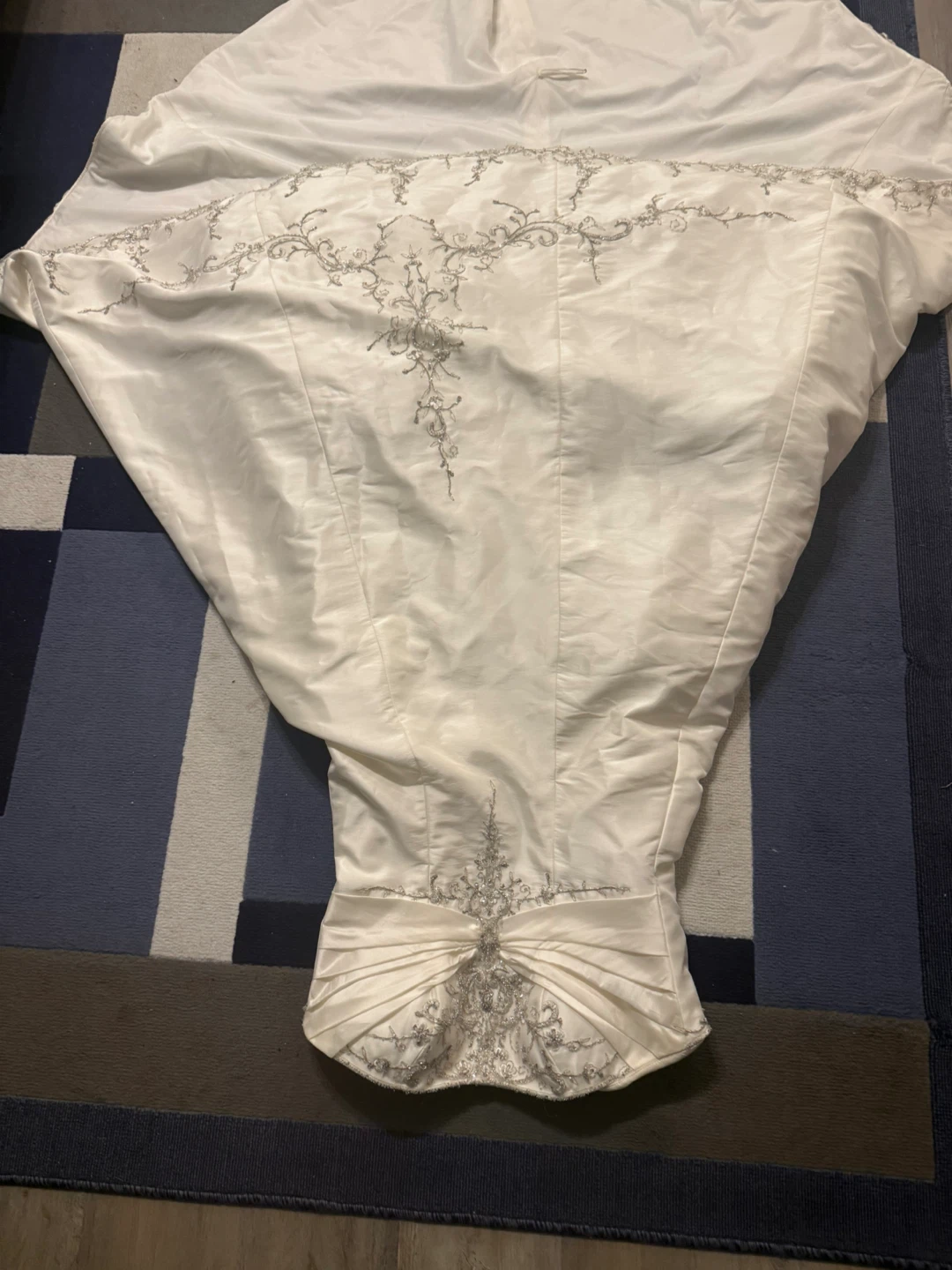 Strapless Wedding Dress with Beading - photo 3