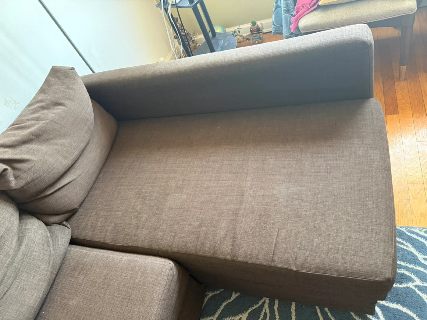 Brown Sectional Sofa with Sleeper Function - photo 4