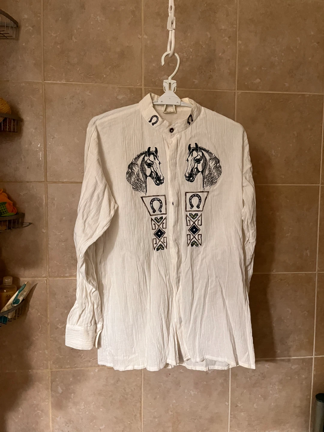 CRISS EXPORT Cotton Western Shirt Size M