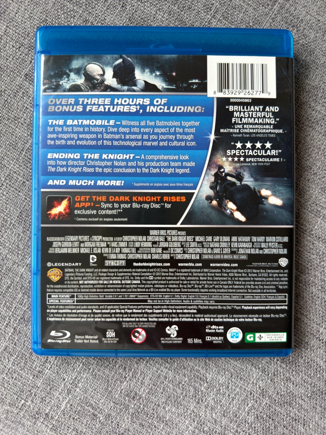 The Dark Knight Rises Blu-Ray + DVD Combo Pack - photo 4