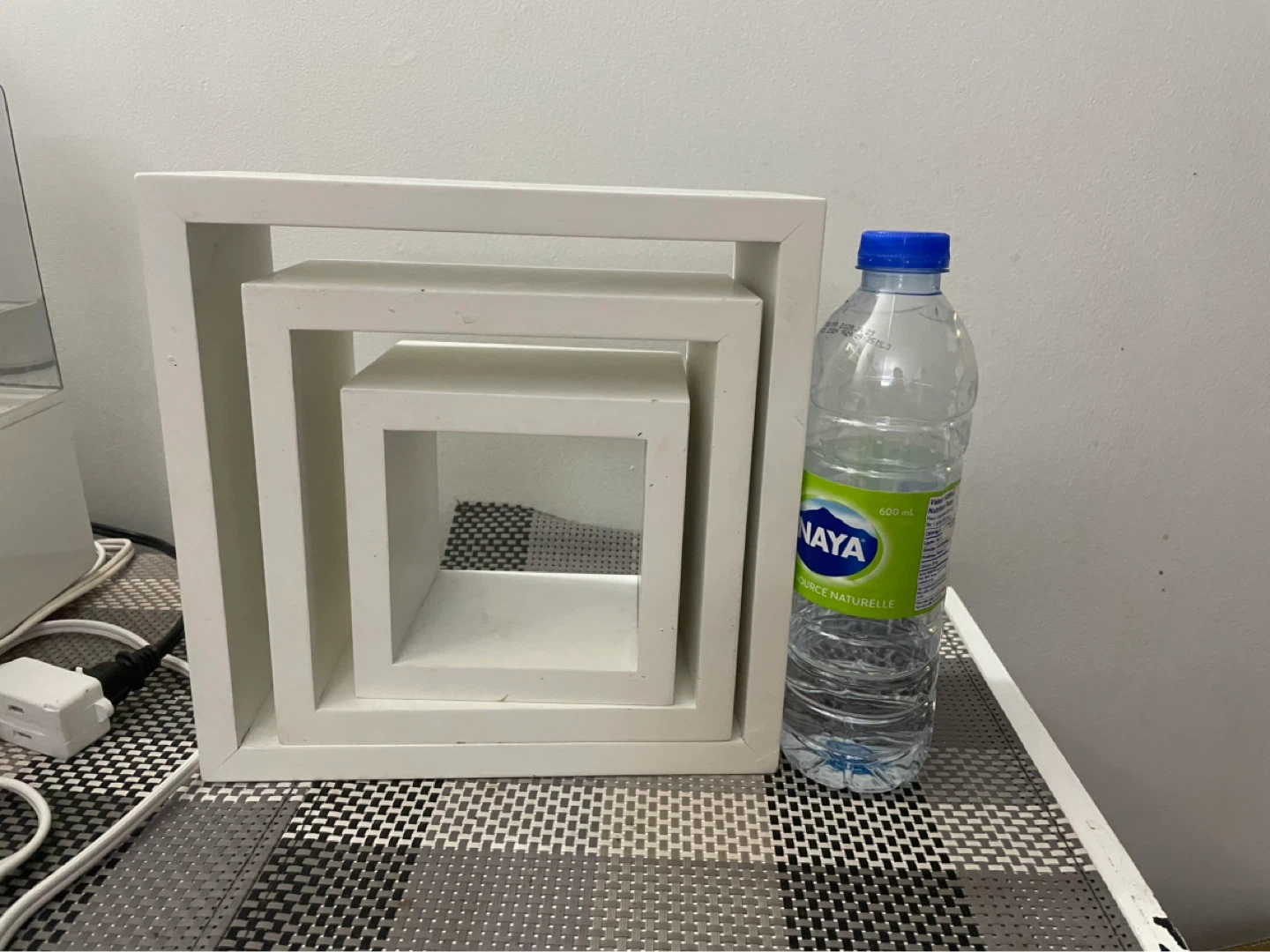 IKEA Set of 3 White Cube Shelves