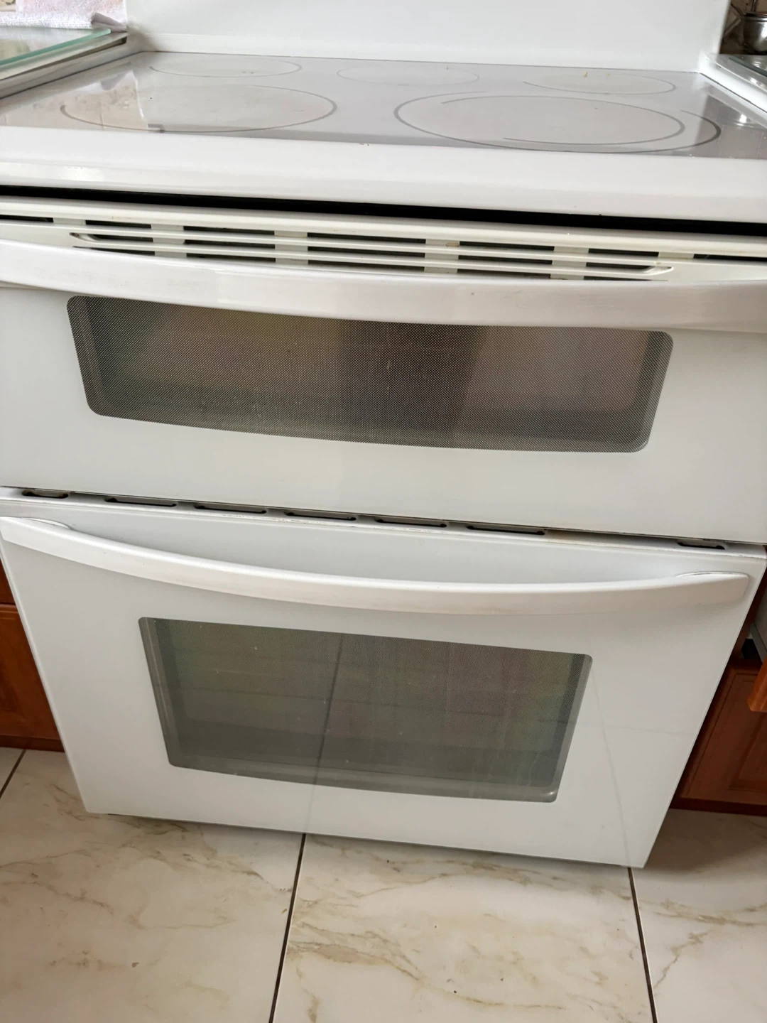 Kenmore White Electric Double Oven Range - photo 4