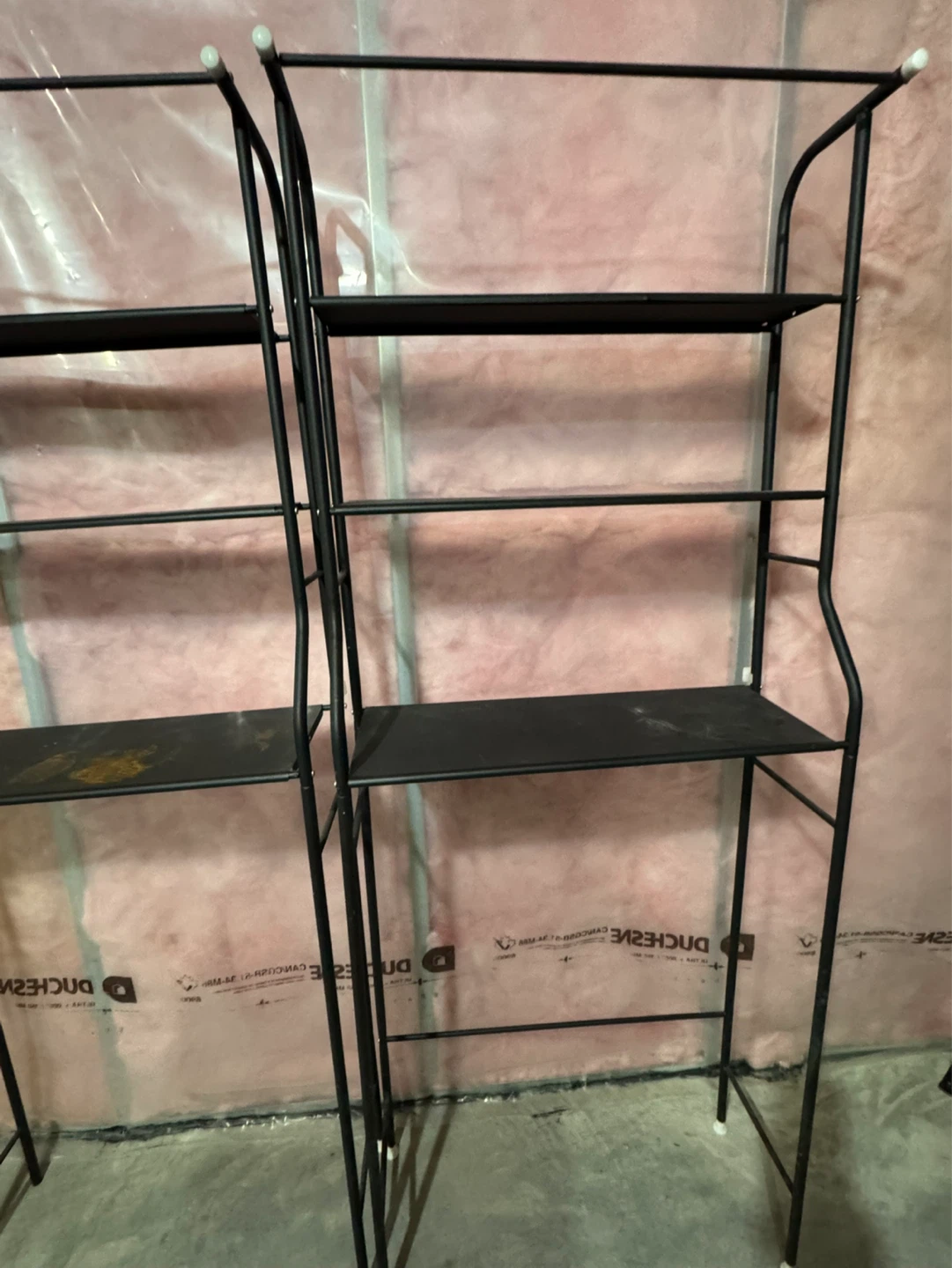 Black Metal Tiered Shelf Unit - photo 2