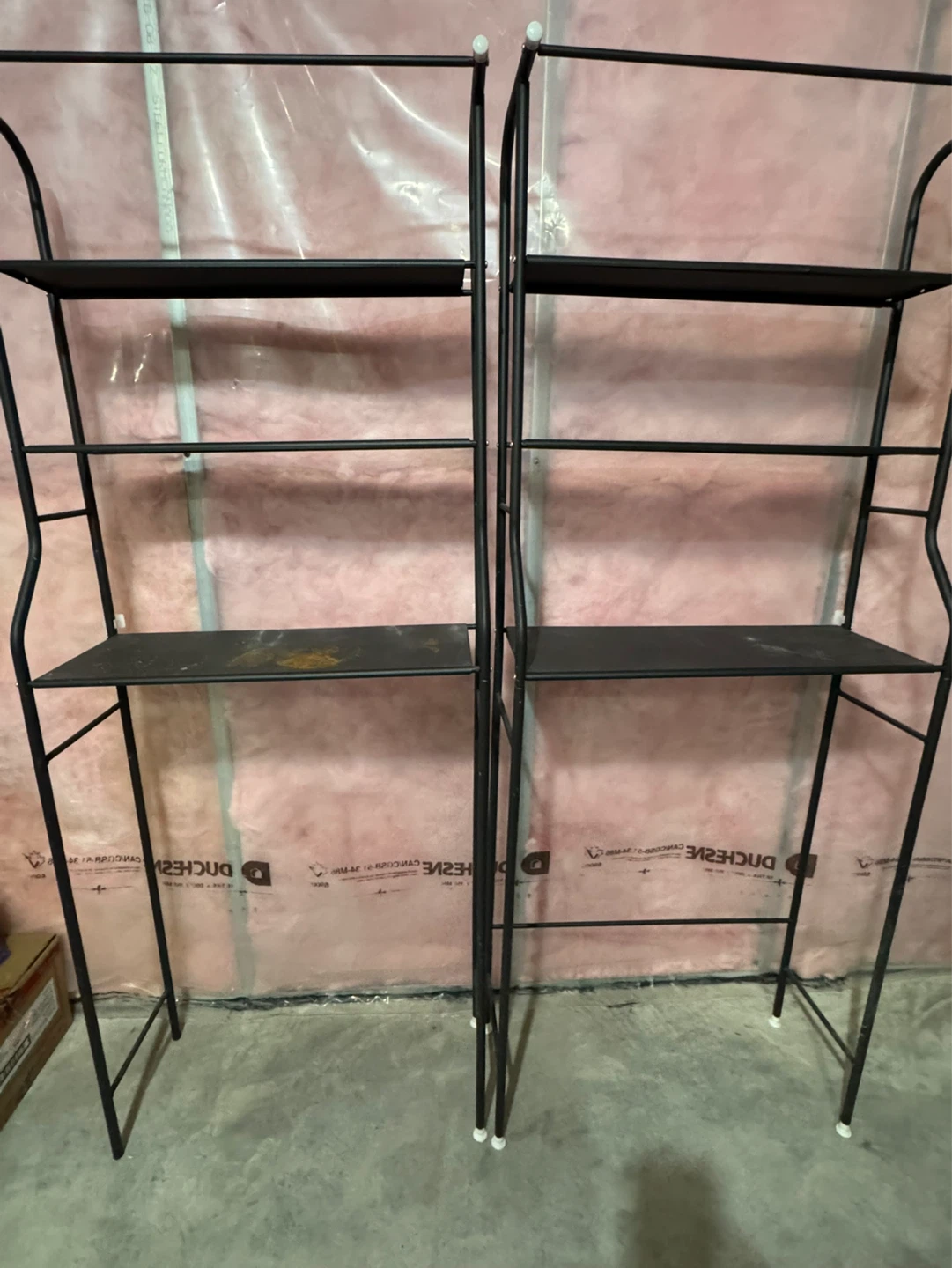 Black Metal Tiered Shelf Unit - photo 3