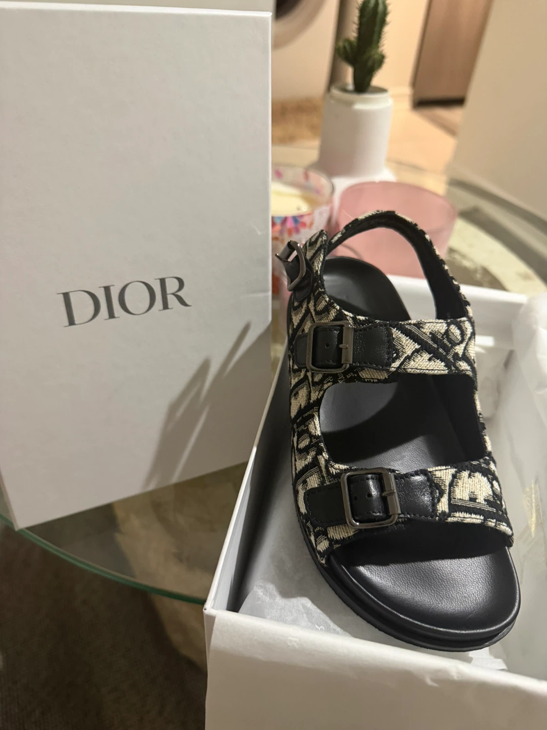 Dior Oblique Sandals - Size 32