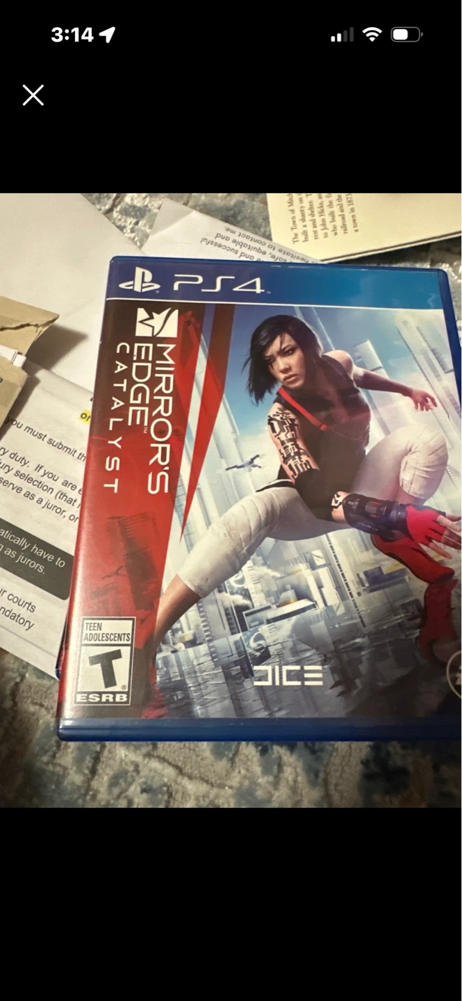 PlayStation 4 Mirror's Edge Catalyst Game