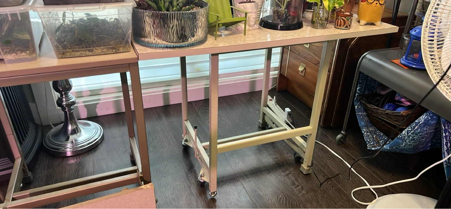 Upcycled 1950s Industrial "Stop & Go" Rolling Cart – Aarbo