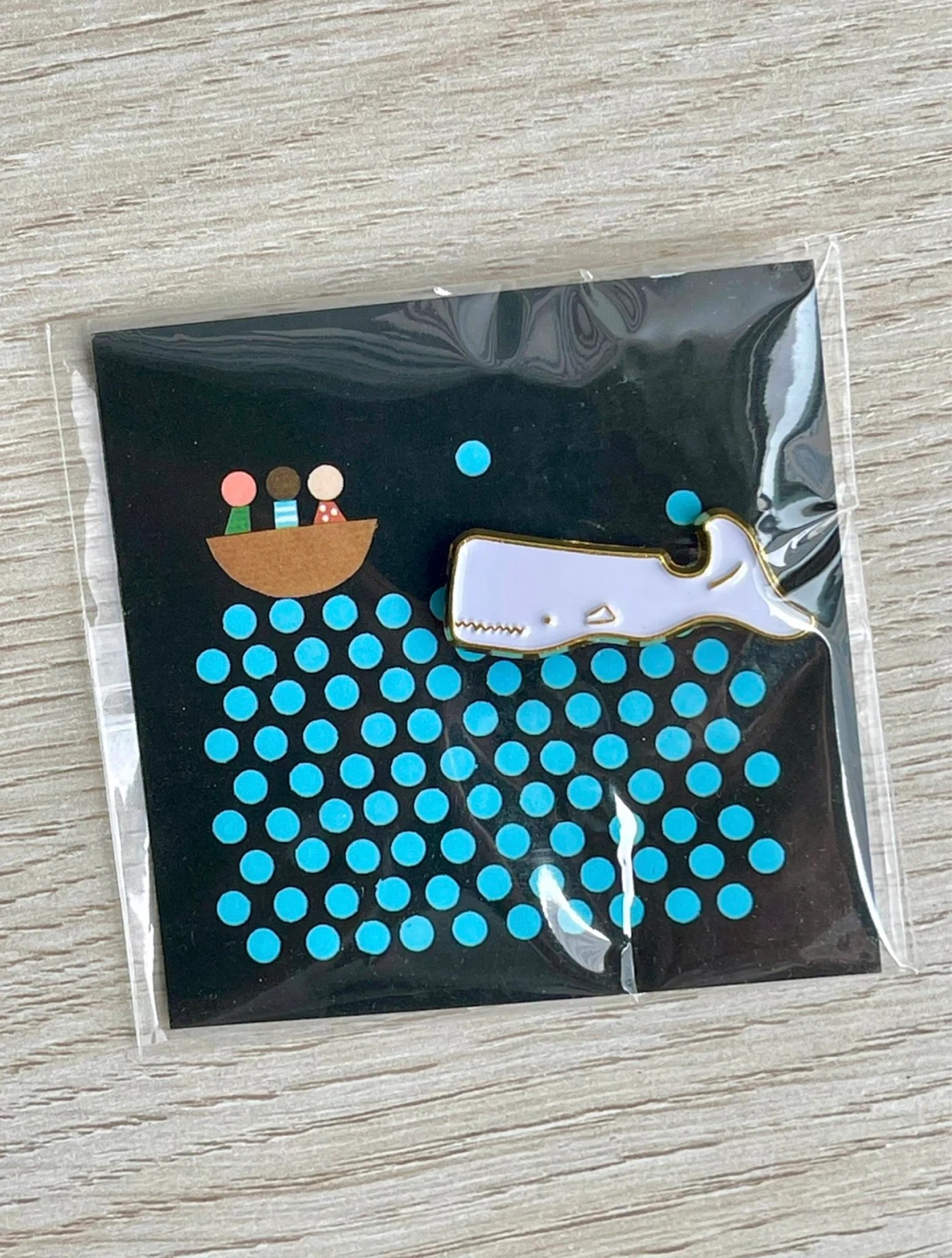 Vintage Christian Robinson Whale Enamel Pin - Color Factory
