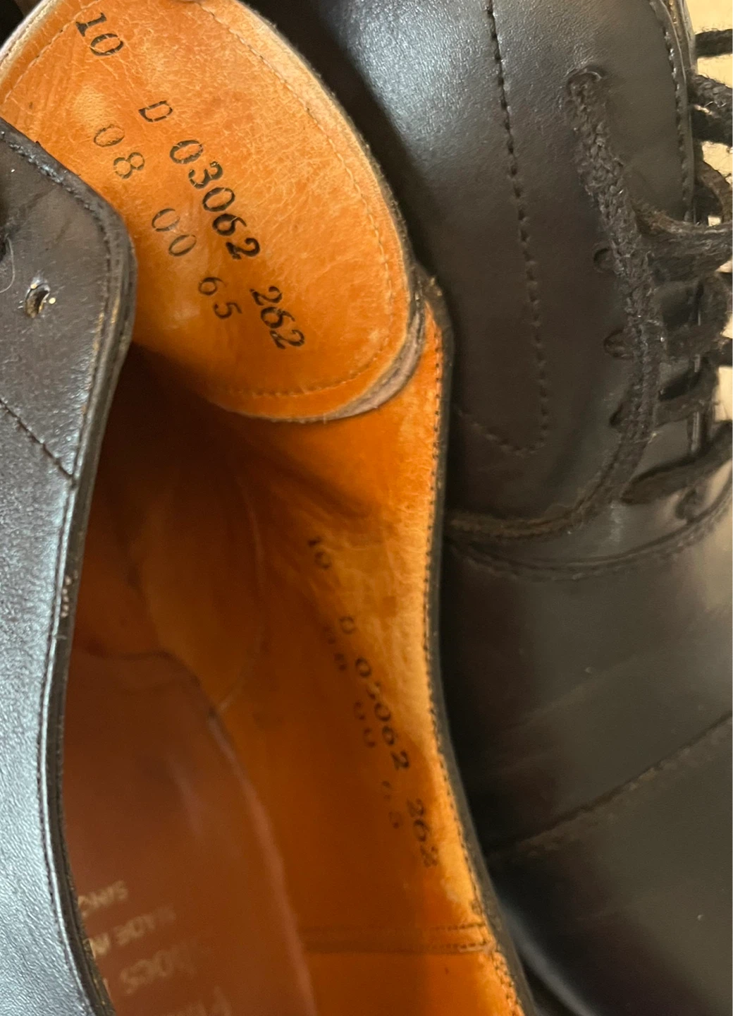 Dack's Black Leather Cap Toe Oxford Dress Shoes - Men's Size 10 - photo 4