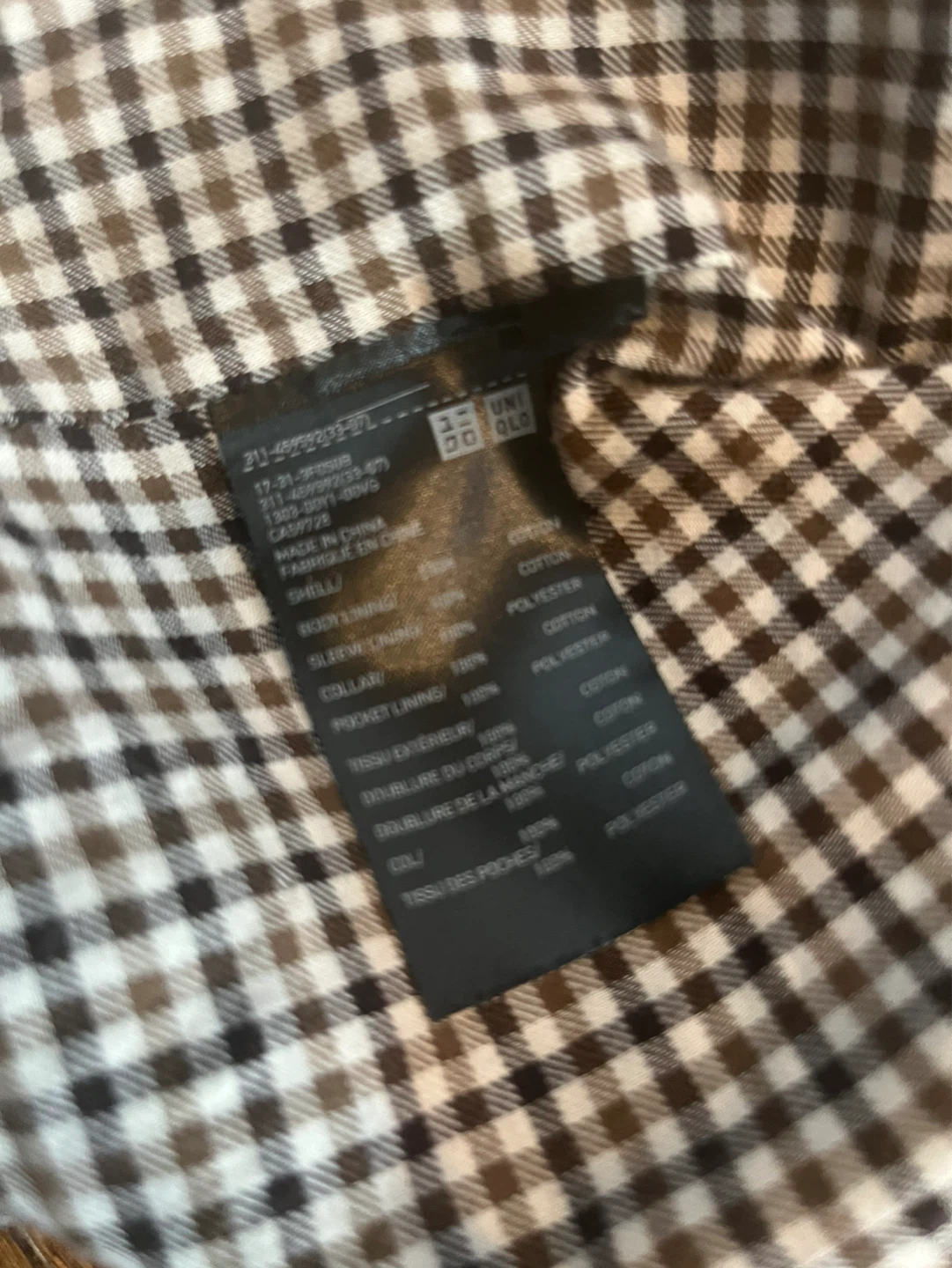 UNIQLO Brown Jacket with Plaid Lining - photo 5