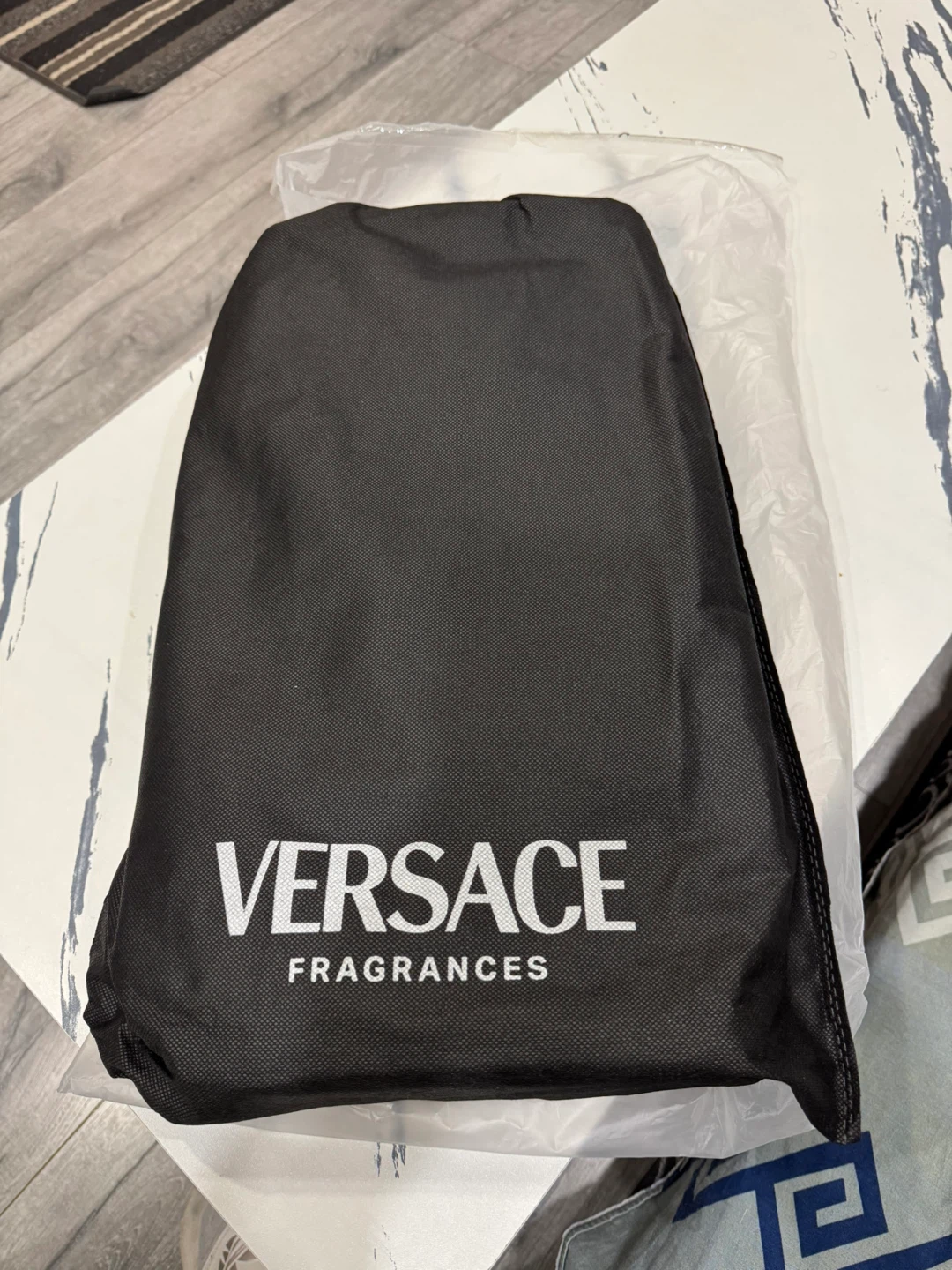 Versace Authentic Black Duffle Bag (BRAND NEW)