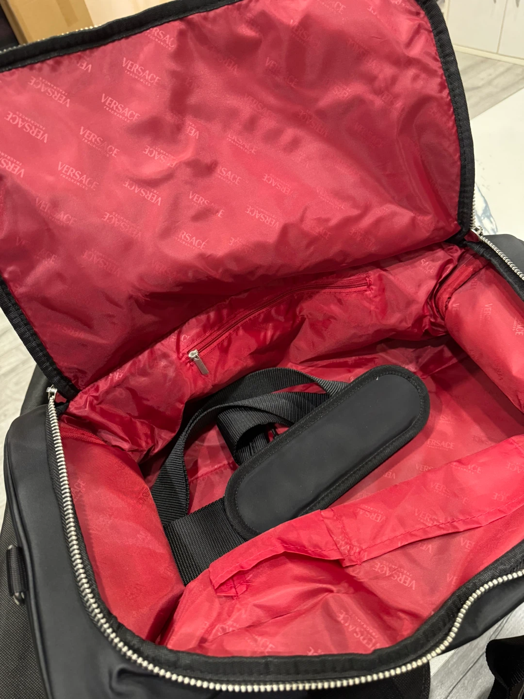 Versace Authentic Black Duffle Bag (BRAND NEW) - photo 5