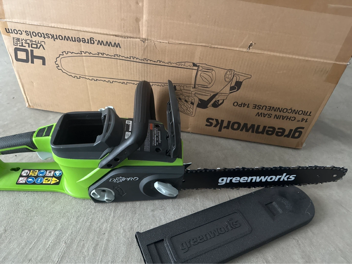 Greenworks 14" DigiPRO Chain Saw