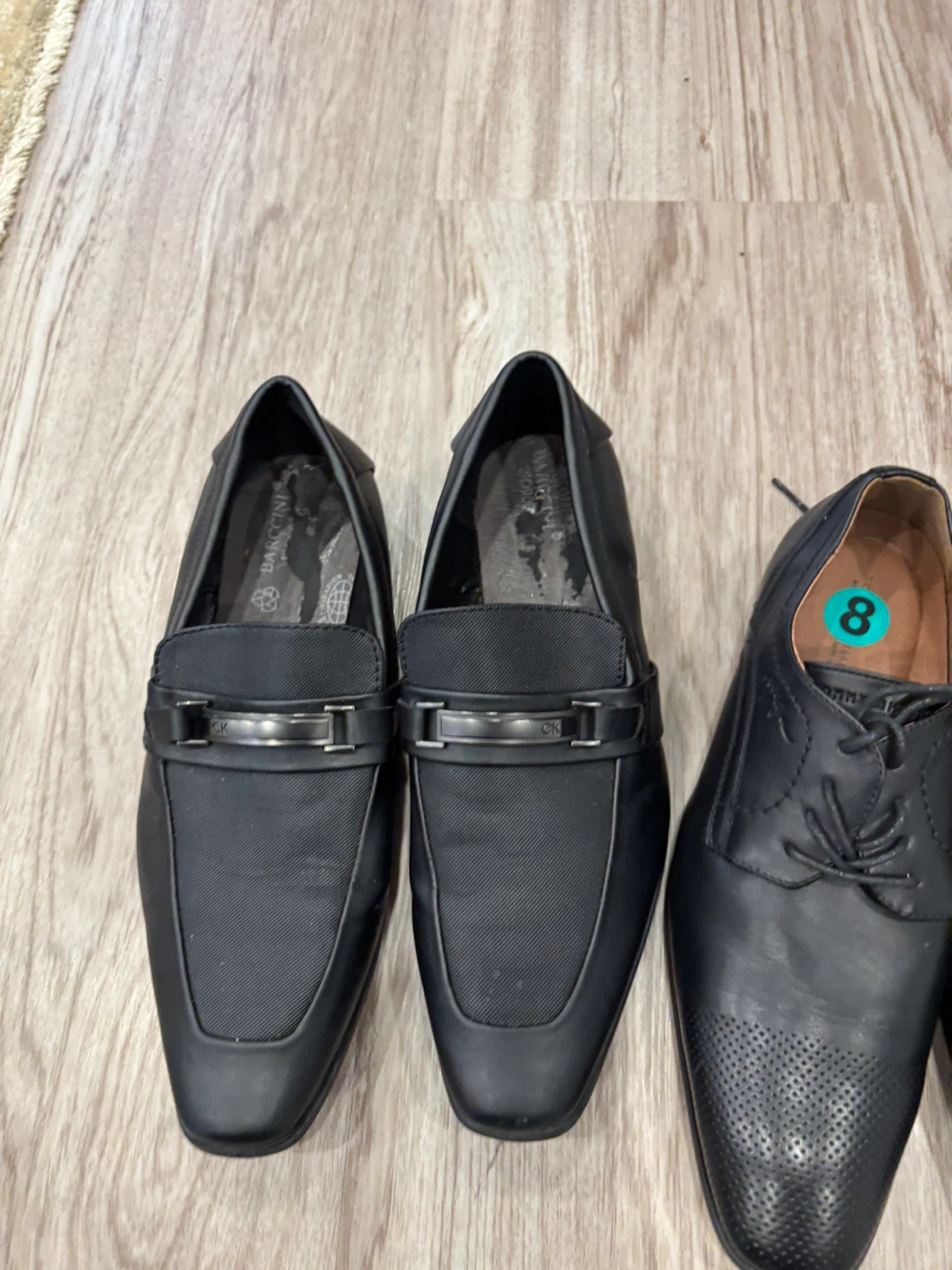 Men's Black Dress Shoes - Calvin Klein Loafers & Cap-Toe Oxfords