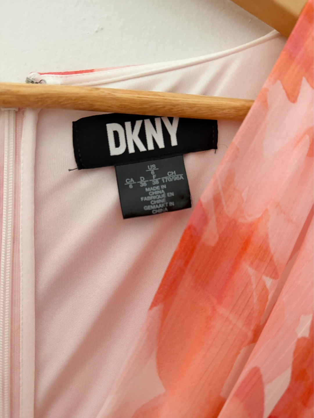 CLOSET CLEANOUT DKNY Floral Wrap Maxi Dress - photo 2