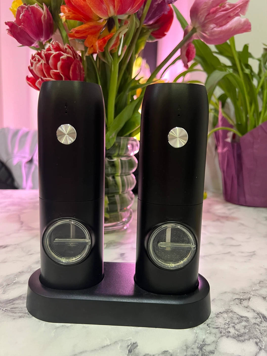 Electric Grinder Set - Rechargeable Salt and Pepper Mills - photo 3