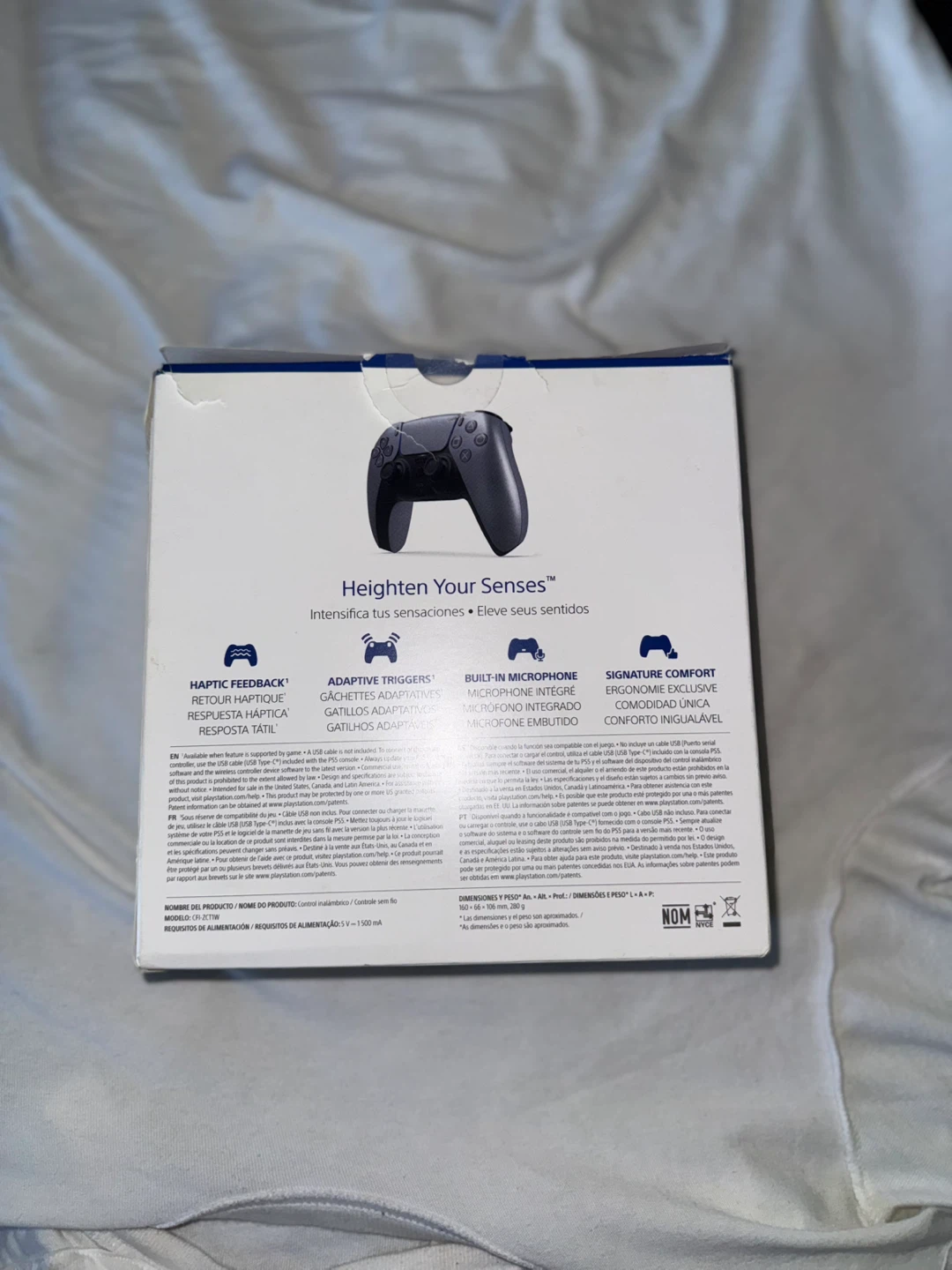 Sony PlayStation DualSense Wireless Controller - Gray - photo 2