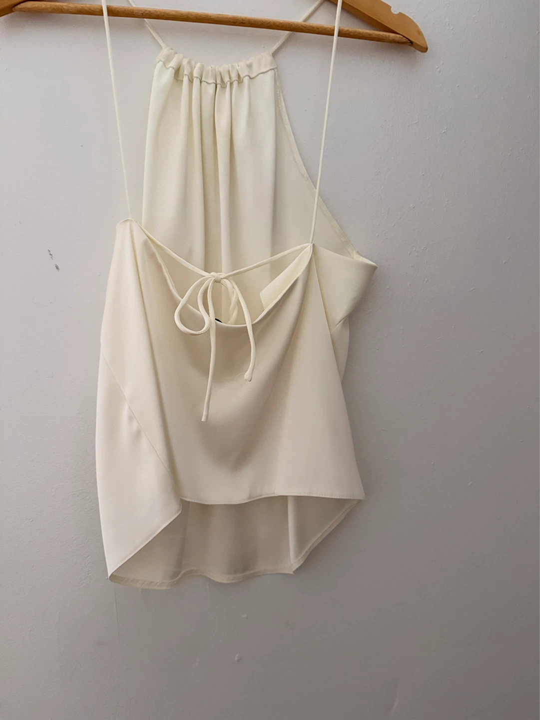 NEW ZARA Cream Halter Neck Tank Top Size M - photo 2