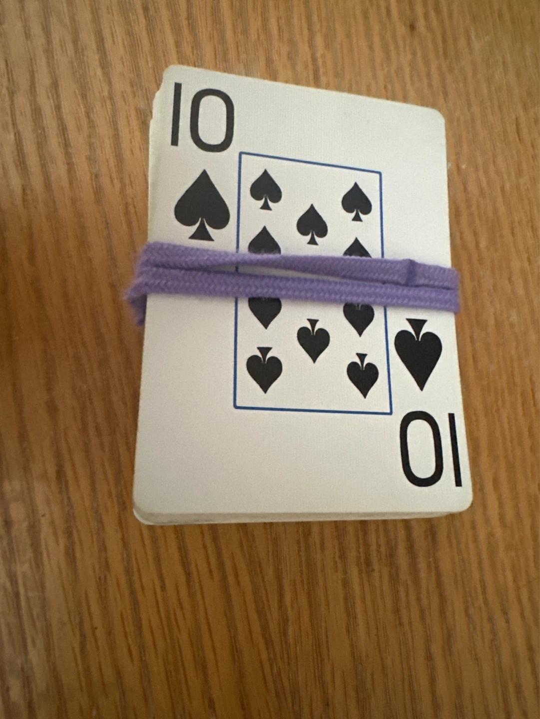 Deck of Playing Cards - 10 of Spades