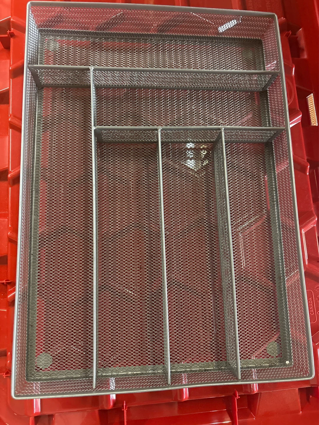Mesh Cutlery Organizer Tray