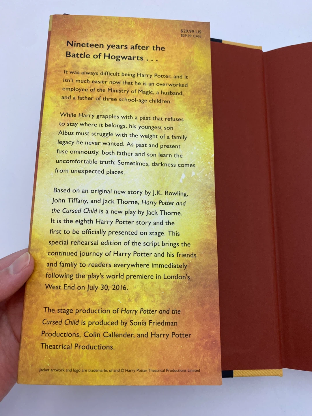 Harry Potter And The Cursed Child Special Rehearsal Ed. Script - photo 4