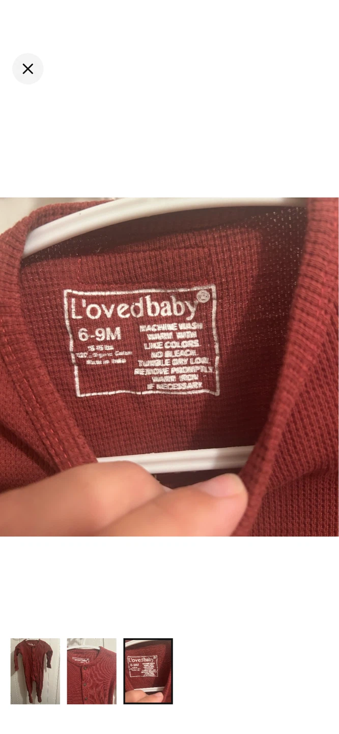 Lovedbaby Baby Buns 6-9M Footed Pajamas - photo 3