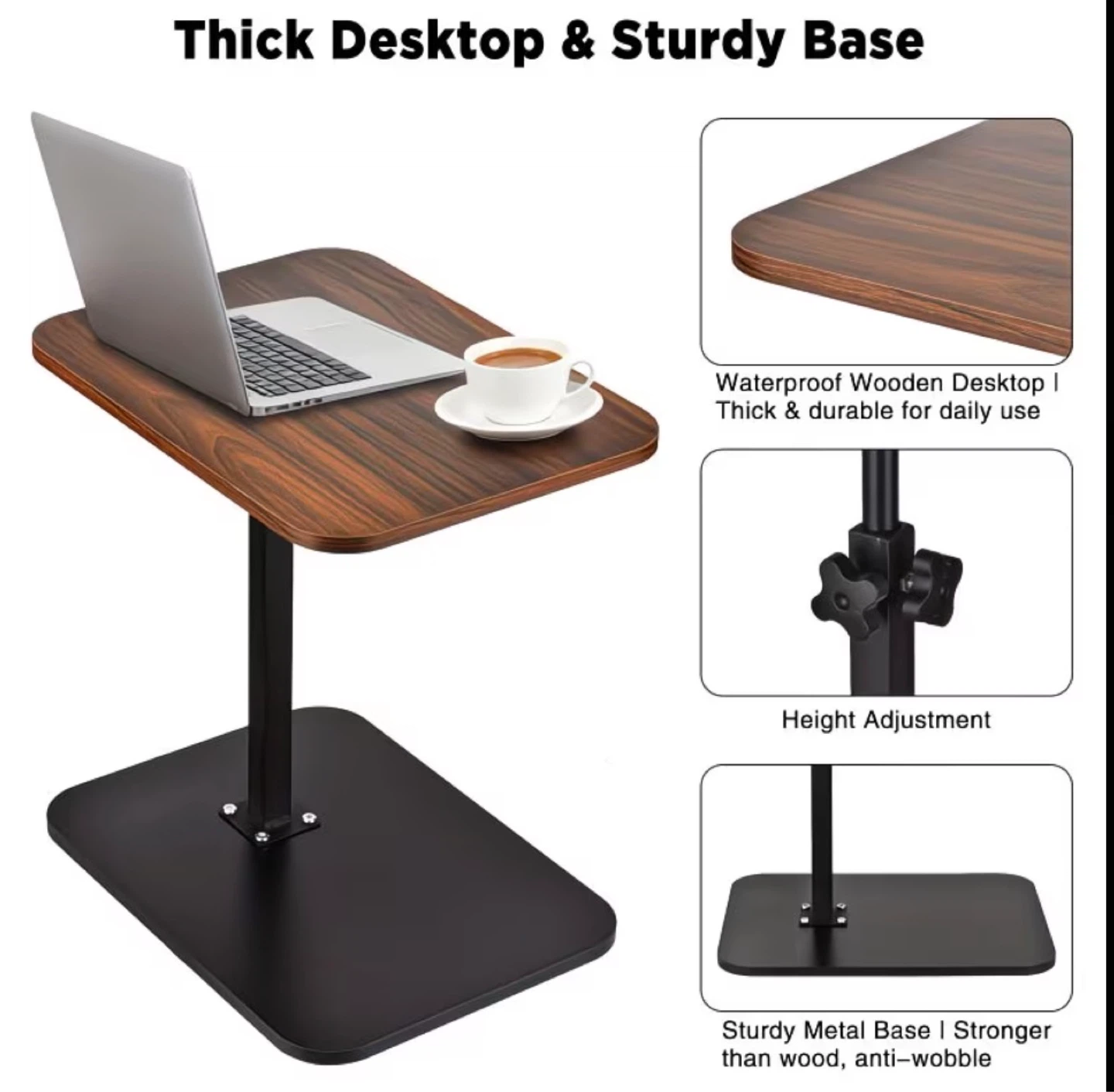 Adjustable Height Side Table (BRAND NEW IN BOX) - photo 4