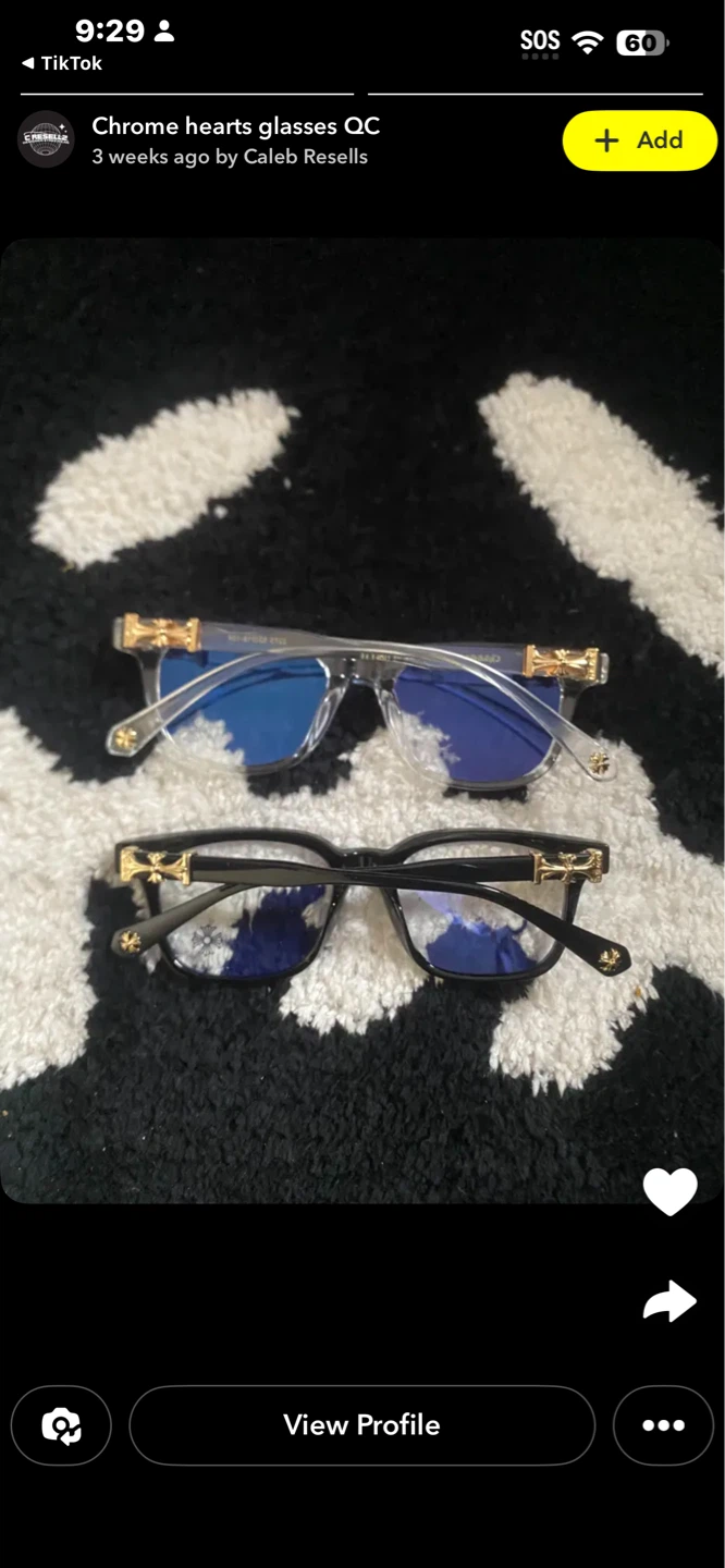 Chrome Hearts Glasses (2 Pairs)